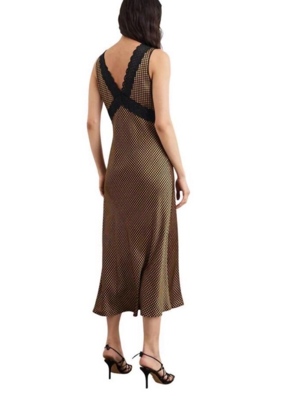 Rails Simona Dress - Houndstooth Gold - Picture 2 of 4